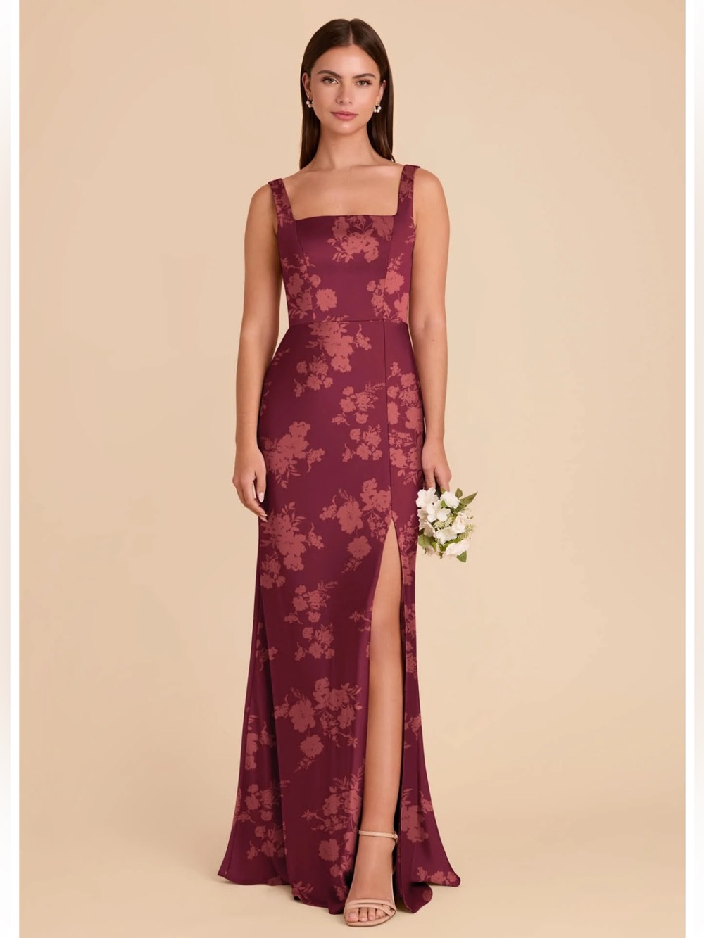 Birdy Grey Alex Dress - Sangria Whimsical Blooms